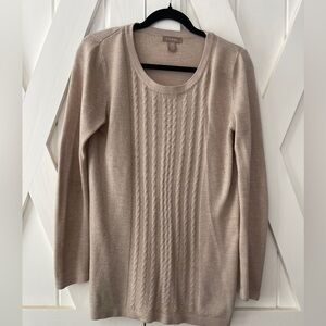 White Stag Taupe Crew Neck Sweater